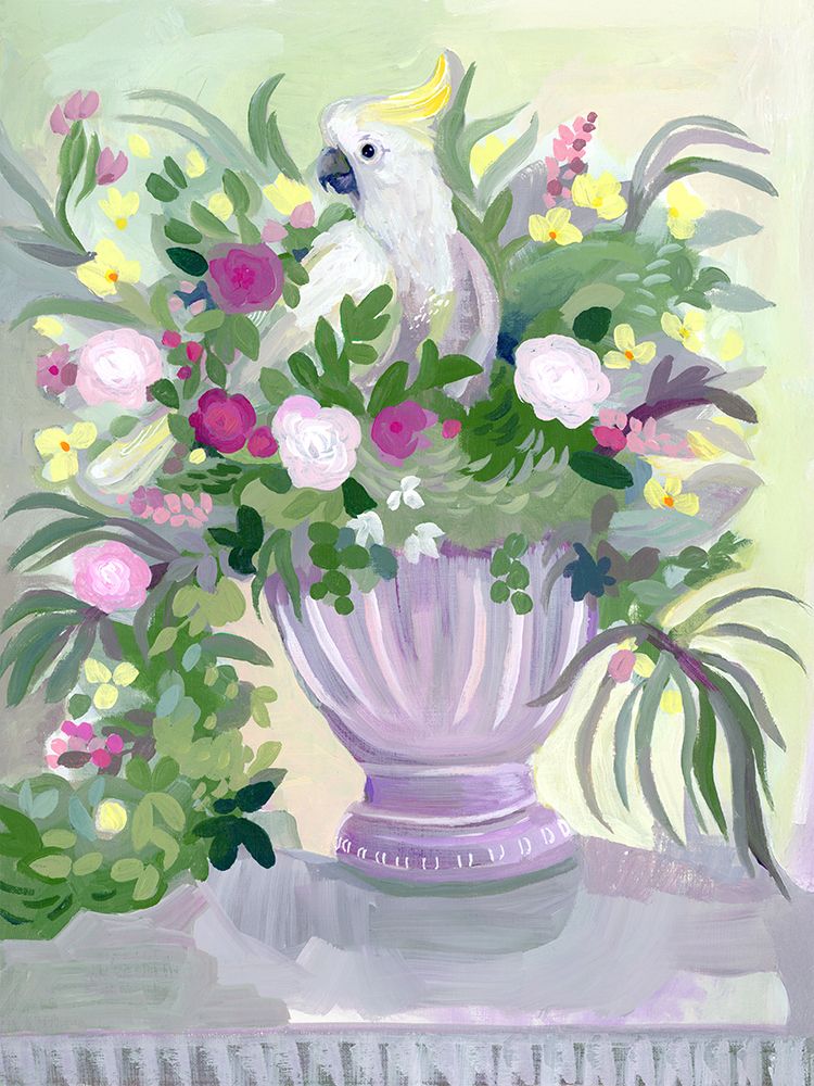 Rococco Cockartoo art print by Dena Ann Adams for $57.95 CAD