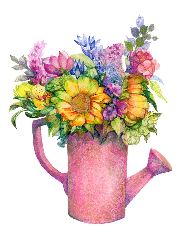Sunflower Frolic 3 art print by Dena Ann Adams for $57.95 CAD