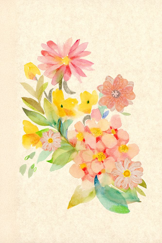 Textured Florals 2 art print by Dena Ann Adams for $57.95 CAD