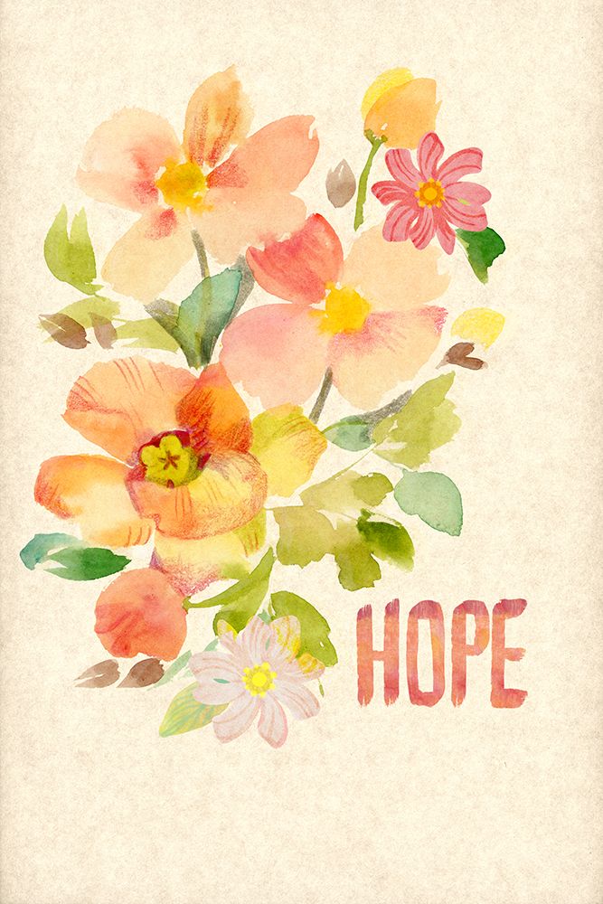 Florals And Hope 1 art print by Dena Ann Adams for $57.95 CAD