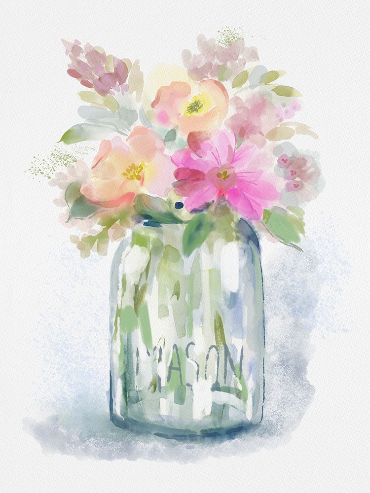 Petals And Preserves 1 art print by Dena Ann Adams for $57.95 CAD