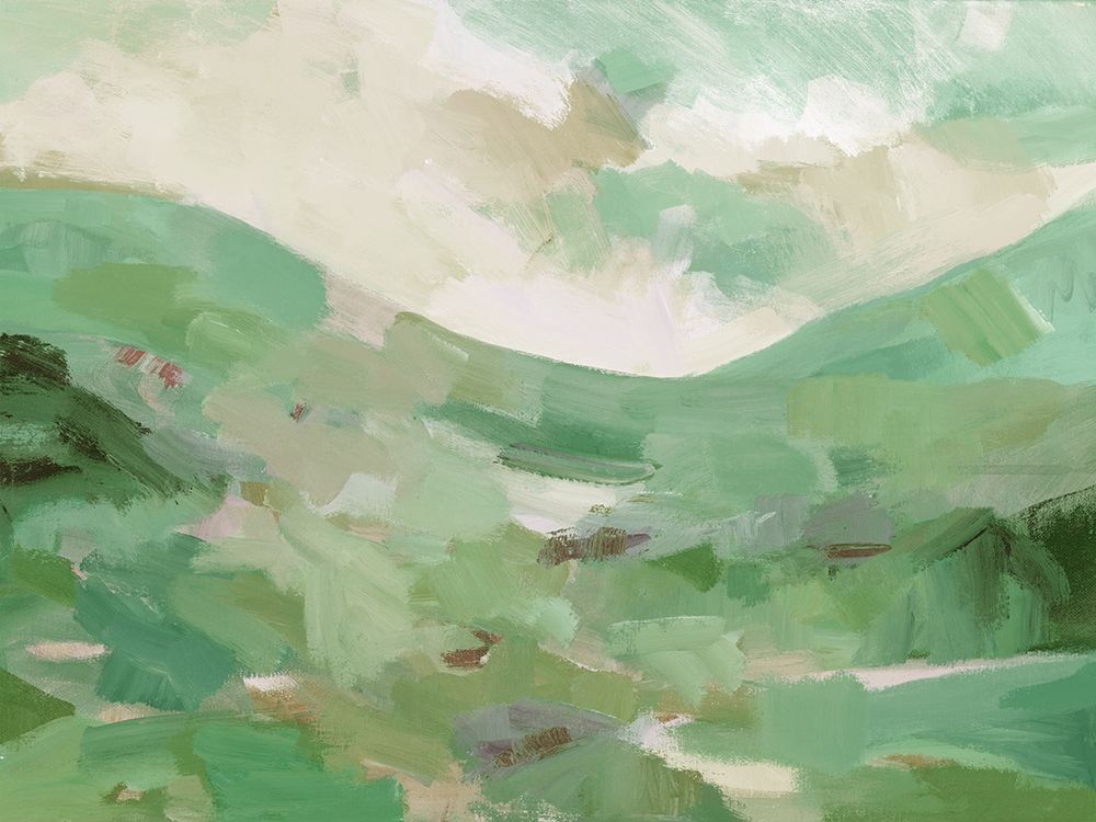 Green Landscape art print by Dena Ann Adams for $57.95 CAD