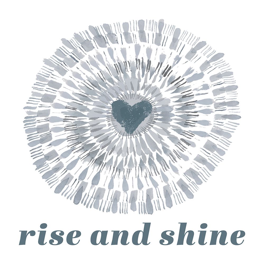 Sun Kissed Serenity Sentiment Denim Fade art print by Dena Ann Adams for $57.95 CAD