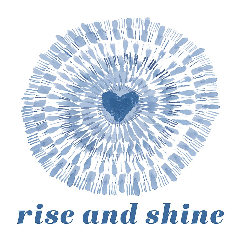 Sun Kissed Serenity Sentiment Denim Fade art print by Dena Ann Adams for $57.95 CAD