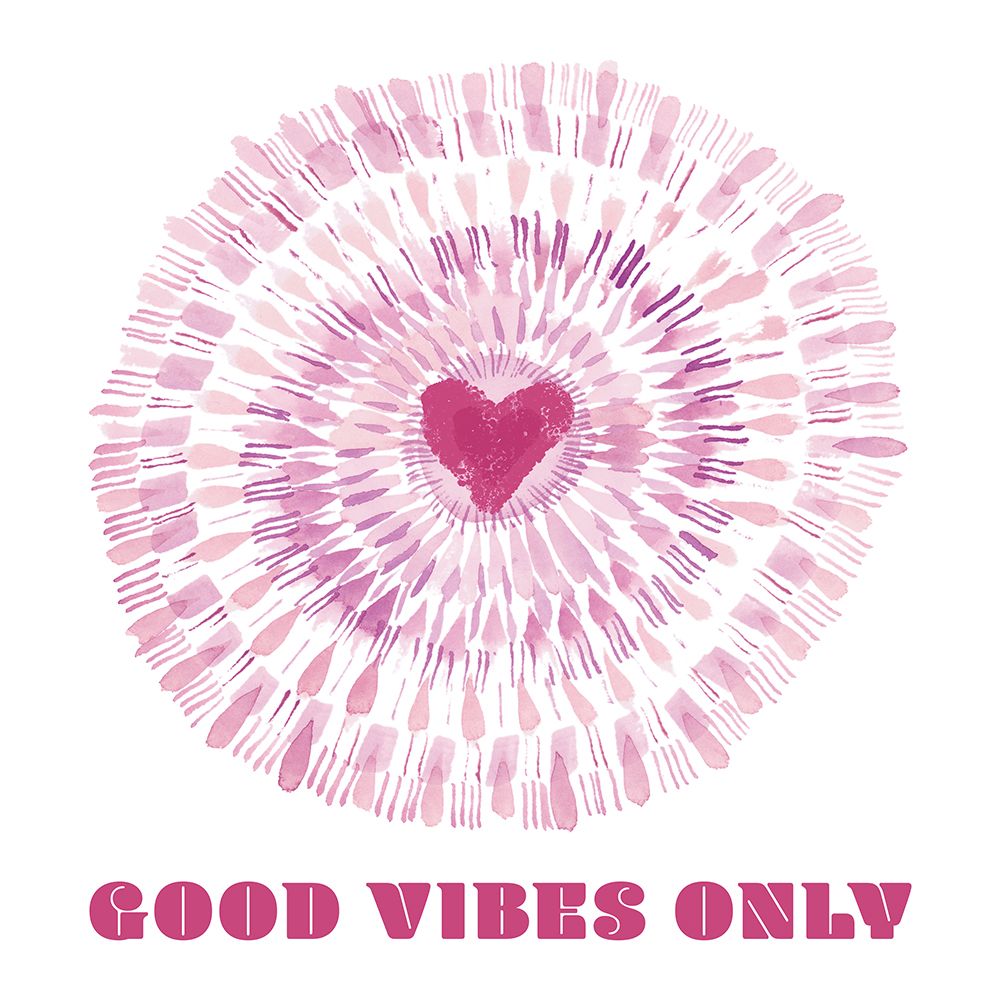 Sun Kissed Serenity Good Vibes Pink art print by Dena Ann Adams for $57.95 CAD