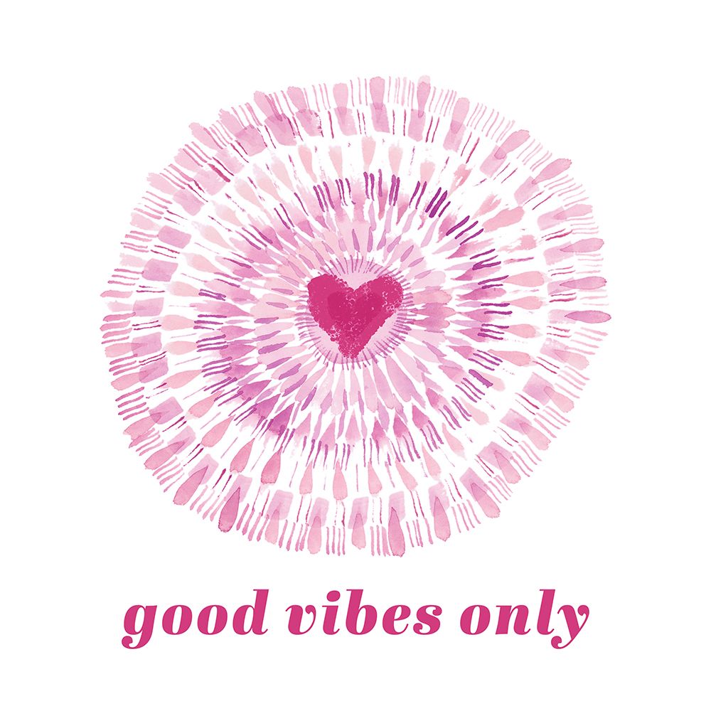 Sun Kissed Serenity Good Vibes Pink art print by Dena Ann Adams for $57.95 CAD