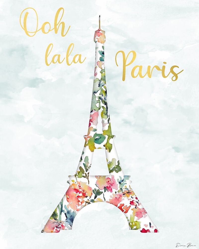 Oh La La Paris art print by Denise Brown for $57.95 CAD