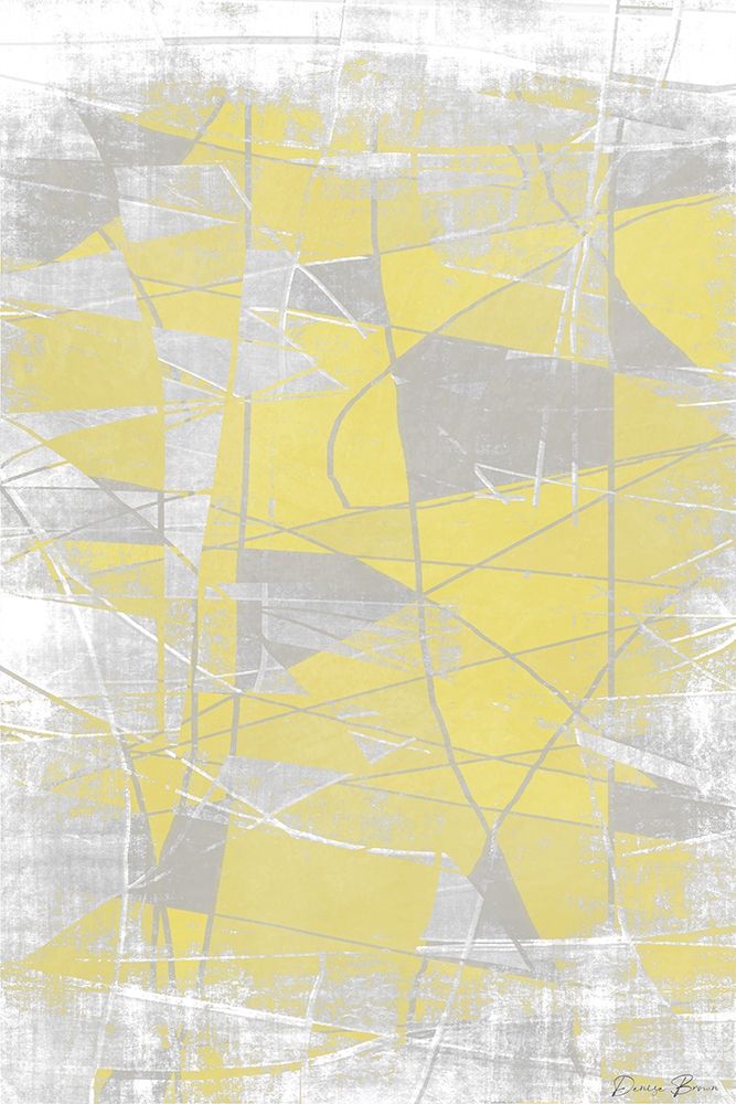Metric Pantone Yellow art print by Denise Brown for $57.95 CAD