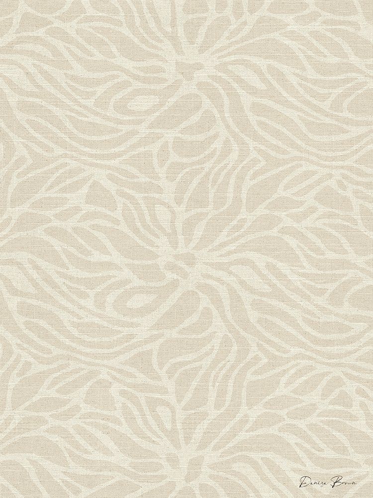 Beige Fabric Pattern art print by Denise Brown for $57.95 CAD