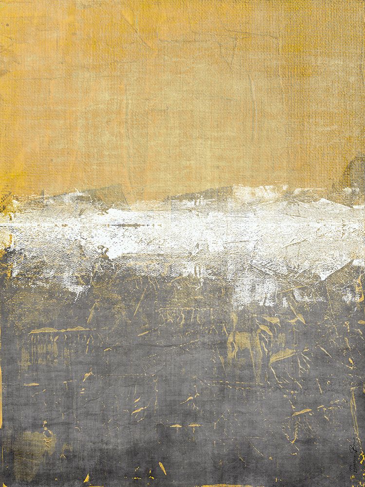 Golden Abstract 3 art print by Denise Brown for $57.95 CAD