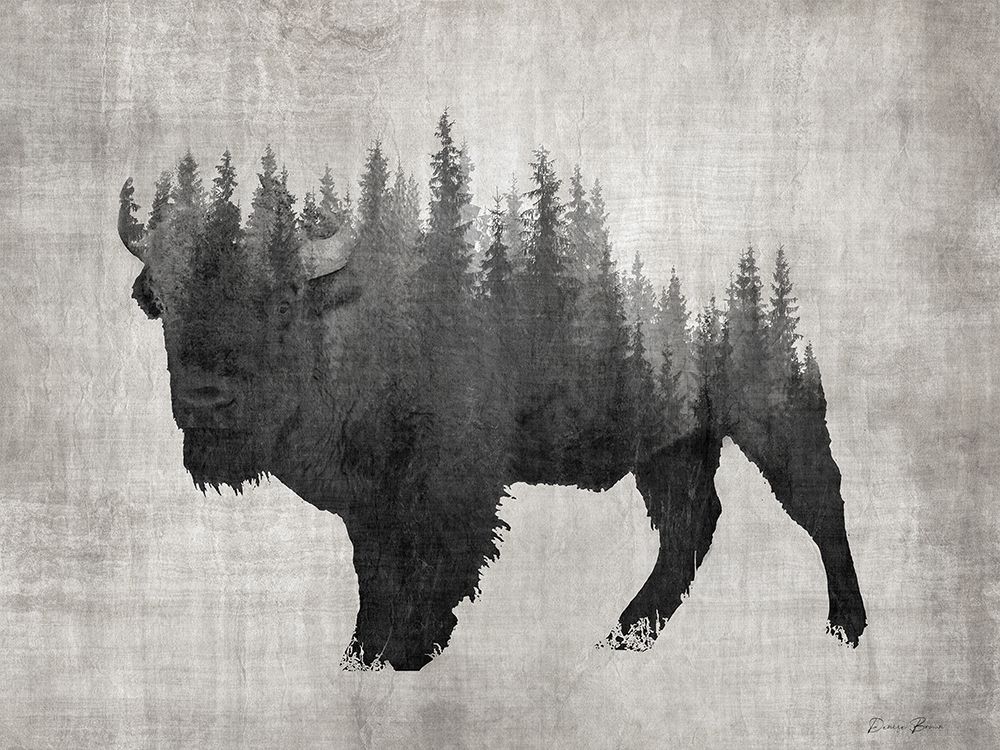 Pine Bison art print by Denise Brown for $57.95 CAD