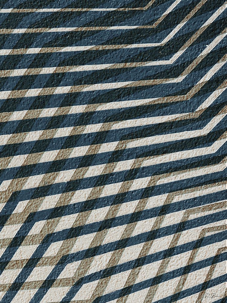 Blue Geometric 2 art print by Denise Brown for $57.95 CAD