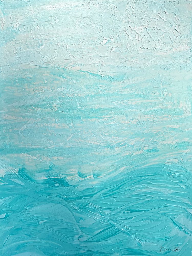 Cyan Waters 2 art print by Denise Brown for $57.95 CAD