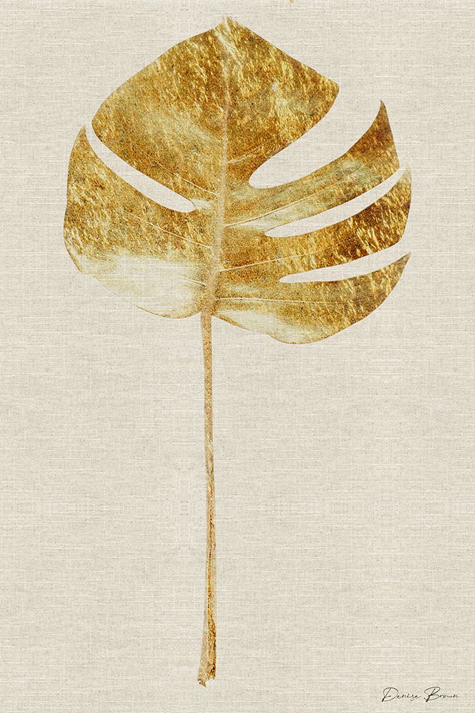 Gold Palm 1 art print by Denise Brown for $57.95 CAD