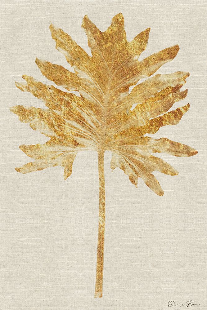 Gold Palm 2 art print by Denise Brown for $57.95 CAD