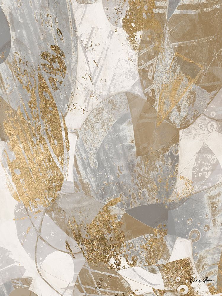 Golden Geometrics art print by Denise Brown for $57.95 CAD