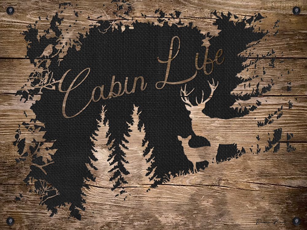 Cabin Life art print by Denise Brown for $57.95 CAD