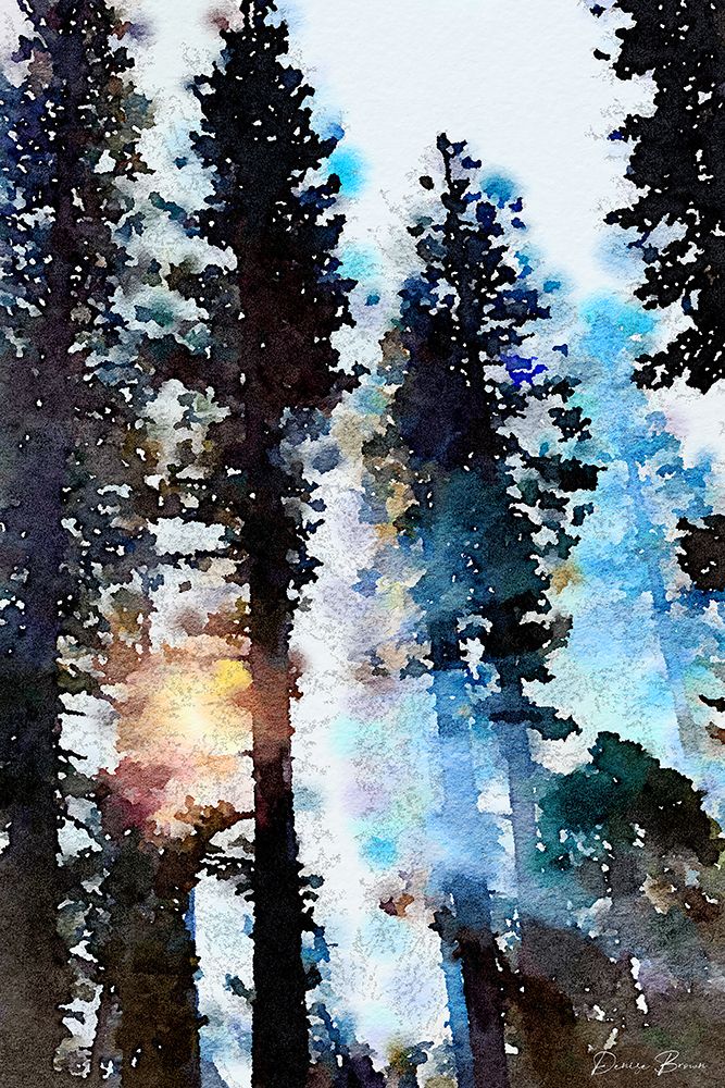 Light Through the Trees art print by Denise Brown for $57.95 CAD