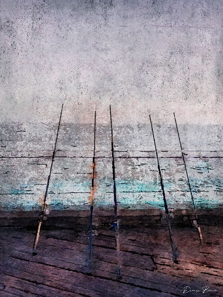 Pier Fishing art print by Denise Brown for $57.95 CAD