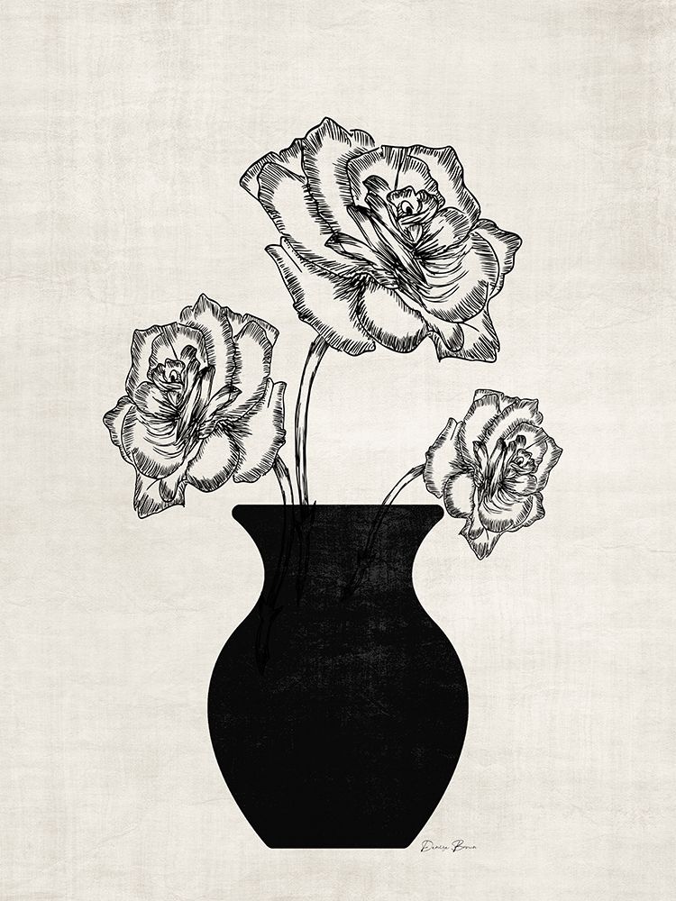 Dramatic Floral art print by Denise Brown for $57.95 CAD