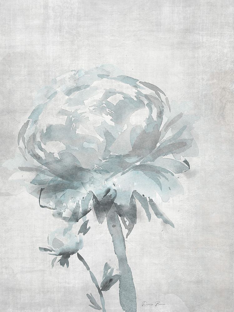Watercolor Blooms 2 2.0 Blue art print by Denise Brown for $57.95 CAD