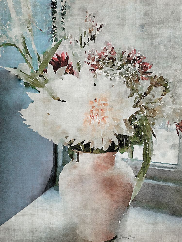 Watercolor Vase 1 art print by Denise Brown for $57.95 CAD