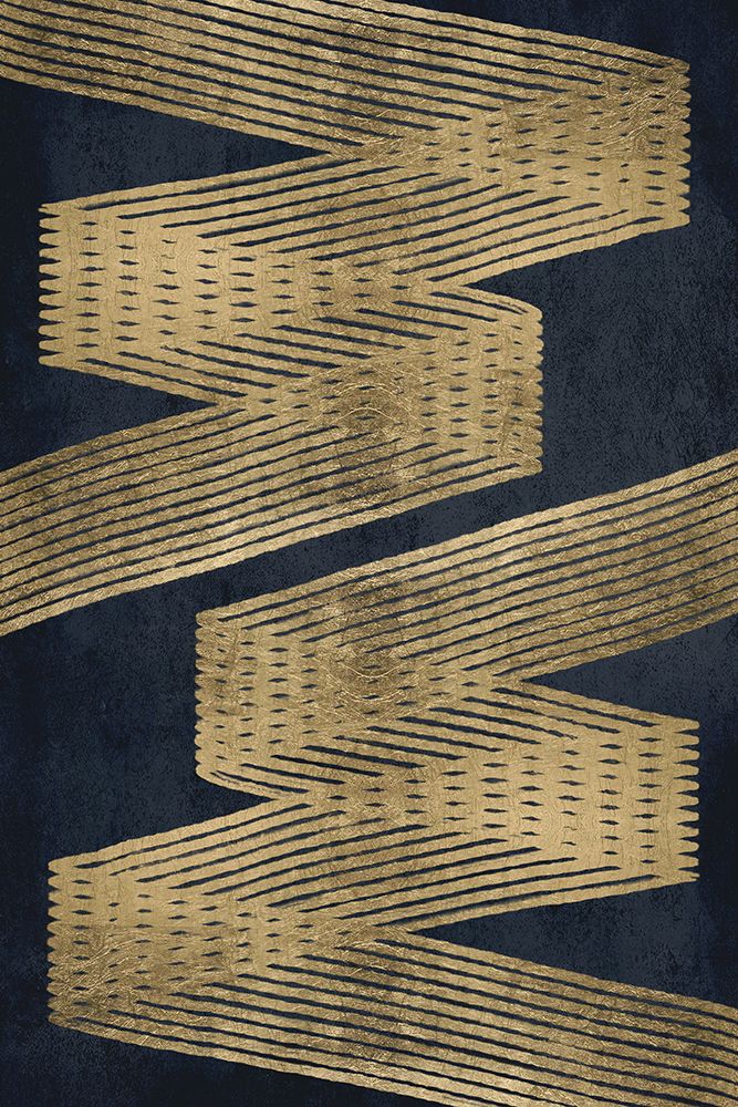 Golden Criss Cross 1 art print by Denise Brown for $57.95 CAD