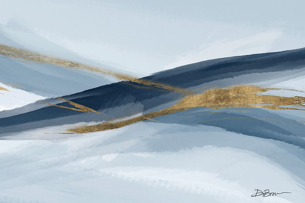 Newness In Navy art print by Denise Brown for $57.95 CAD