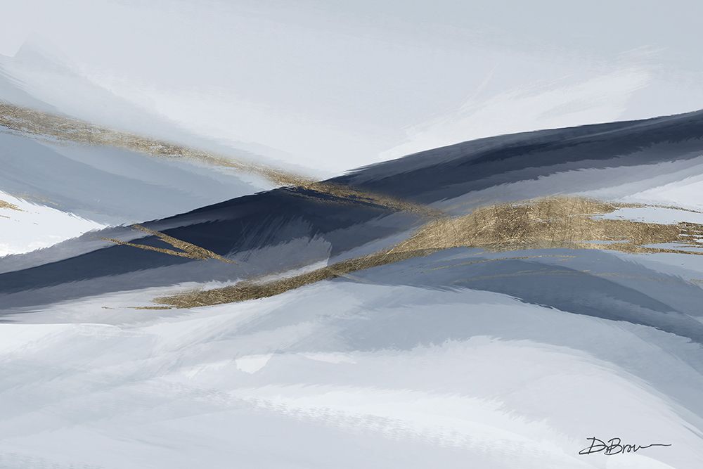 Newness In Navy art print by Denise Brown for $57.95 CAD