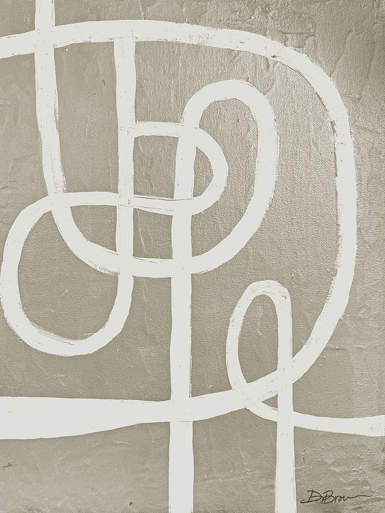 Neutral Abstract art print by Denise Brown for $57.95 CAD