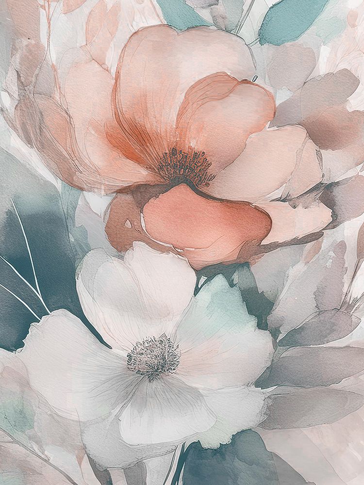Peony Arrangement 1 art print by Denise Brown for $57.95 CAD