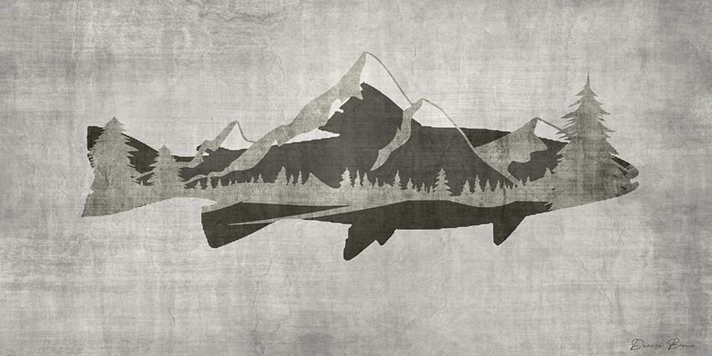 Mountain Trout art print by Denise Brown for $57.95 CAD