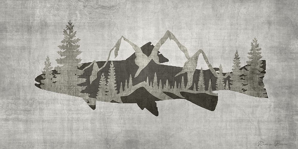 Mountain Trout 2 art print by Denise Brown for $57.95 CAD