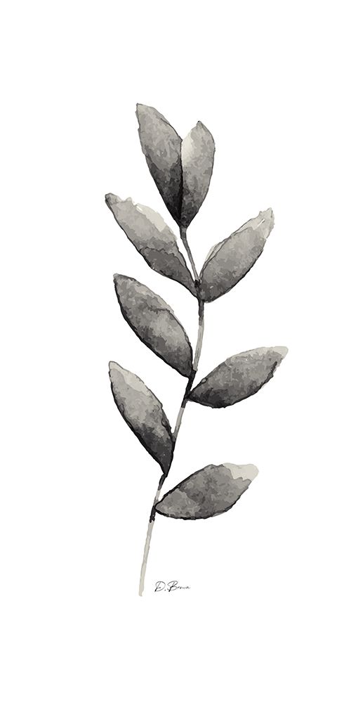 Botanical Stem 1 art print by Denise Brown for $57.95 CAD
