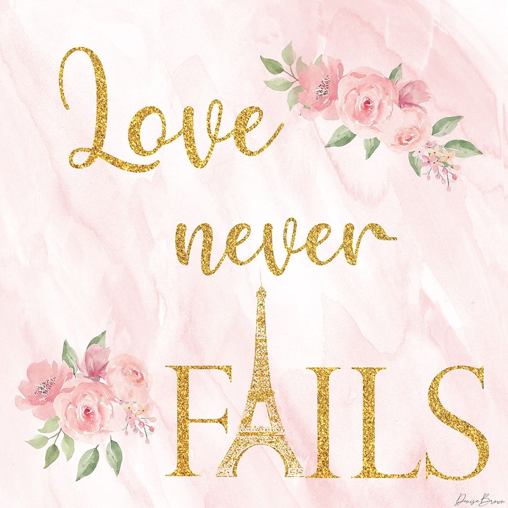 Paris is Love 3 art print by Denise Brown for $57.95 CAD