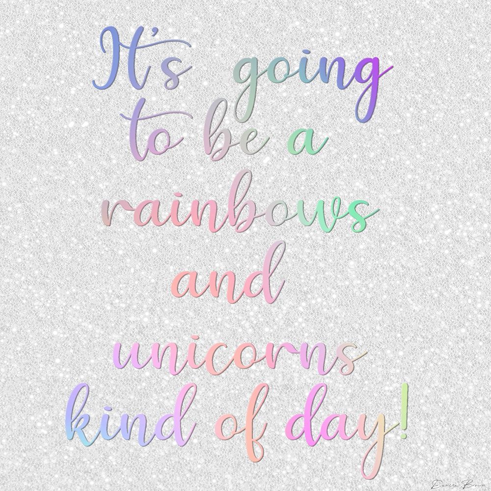 Rainbow Kind Of Day art print by Denise Brown for $57.95 CAD
