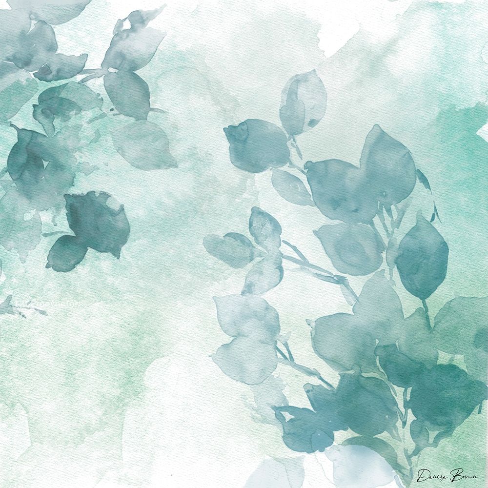 Watercolor Leaves 2 art print by Denise Brown for $57.95 CAD