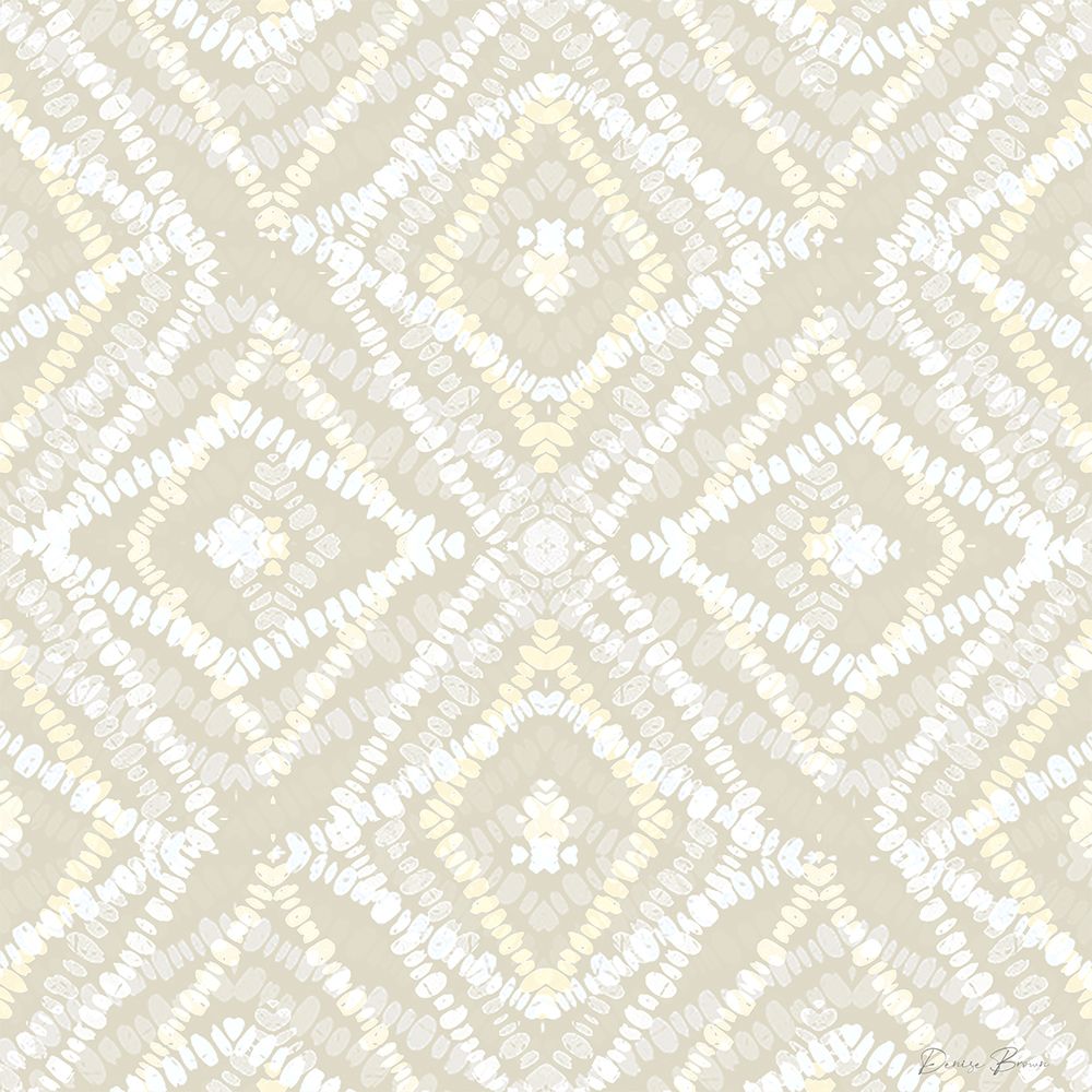 Neutral Diamonds art print by Denise Brown for $57.95 CAD
