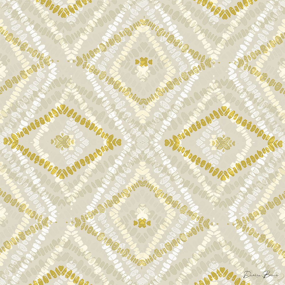 Gold Khaki Pattern 1 art print by Denise Brown for $57.95 CAD
