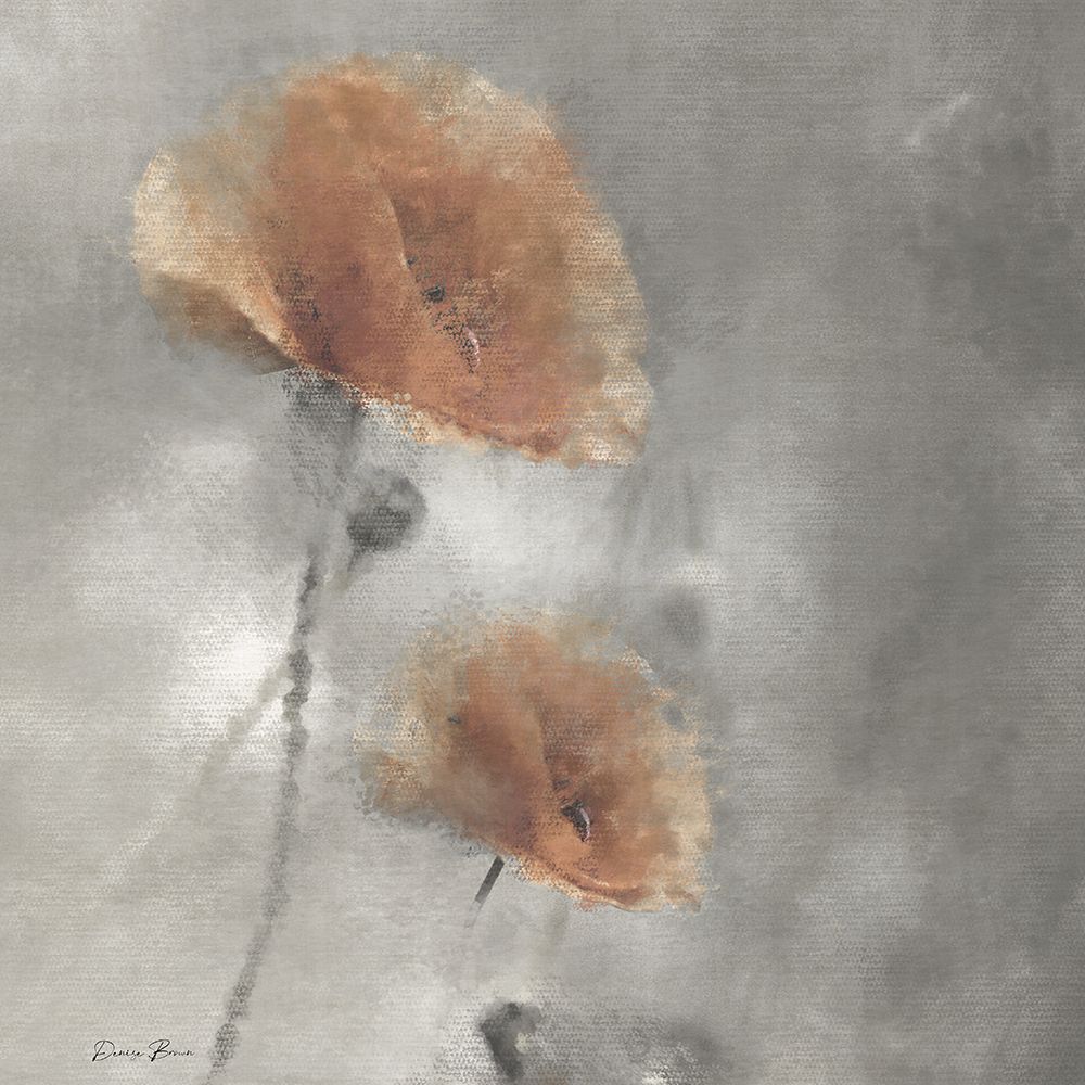 Two Poppies 1 art print by Denise Brown for $57.95 CAD