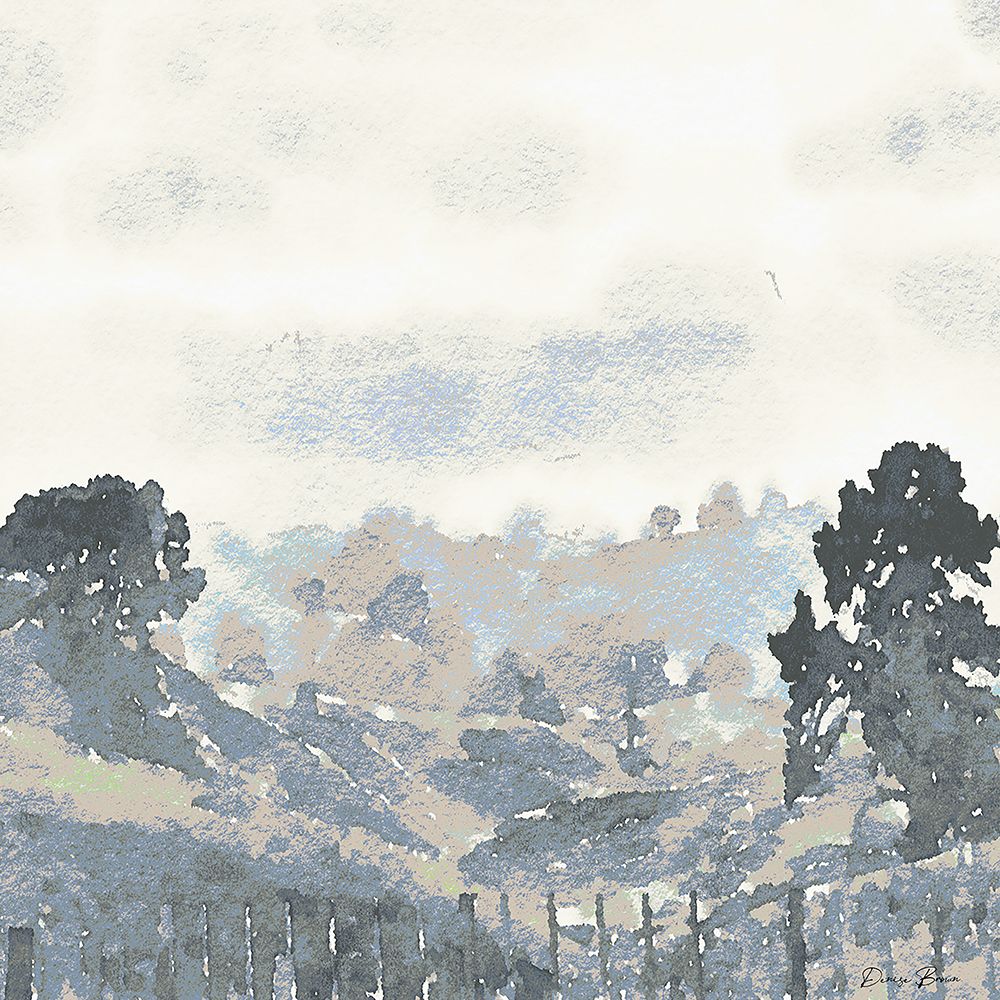 Mountainscape art print by Denise Brown for $57.95 CAD