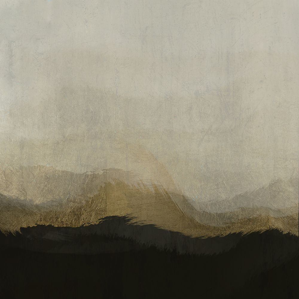 Calculated Gold And Black art print by Denise Brown for $57.95 CAD