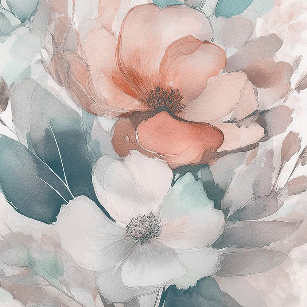 Peony Arrangement 1 art print by Denise Brown for $57.95 CAD