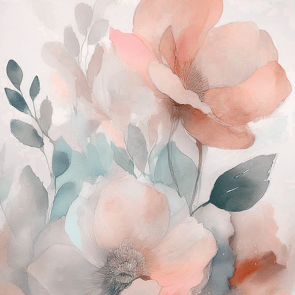 Peony Arrangement 2 art print by Denise Brown for $57.95 CAD