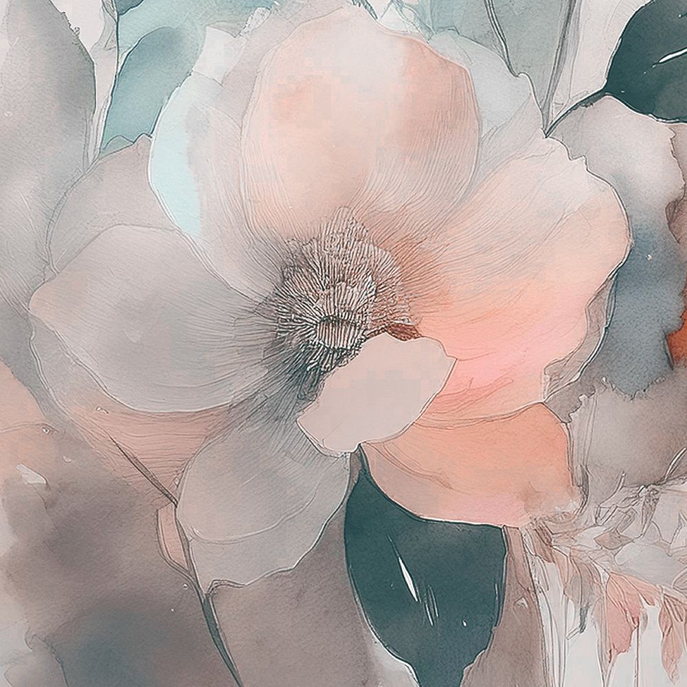 Peony Arrangement 3 art print by Denise Brown for $57.95 CAD
