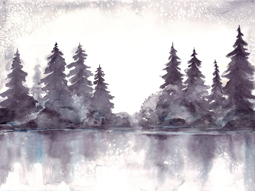 Purple Forest art print by Doris Charest for $57.95 CAD