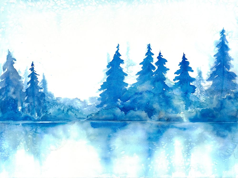 Blue Forest art print by Doris Charest for $57.95 CAD