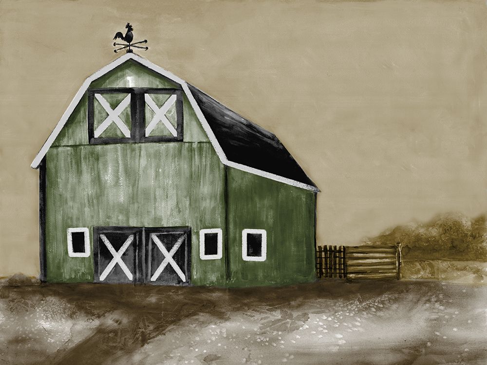 Relaxing Barn V2 art print by Doris Charest for $57.95 CAD