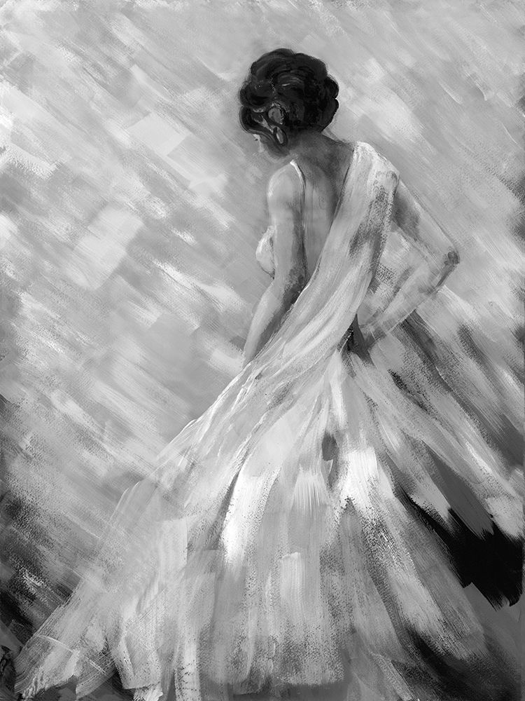Dancing BW Queen 2 art print by Doris Charest for $57.95 CAD