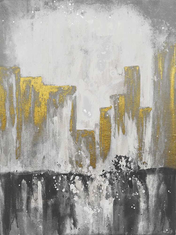 Golden City Glow 2 art print by Doris Charest for $57.95 CAD